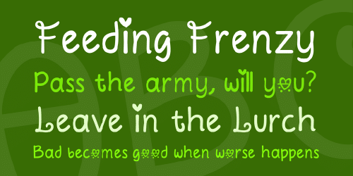 Circle Of Love Font 1