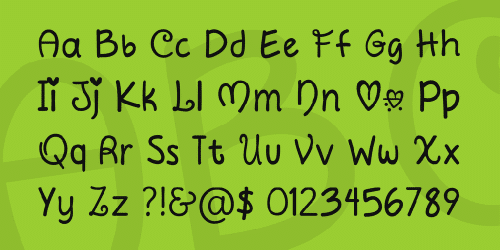 Circle Of Love Font 3