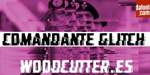 Comandante Glitch Font