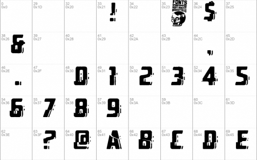 Comandante Glitch Font 1