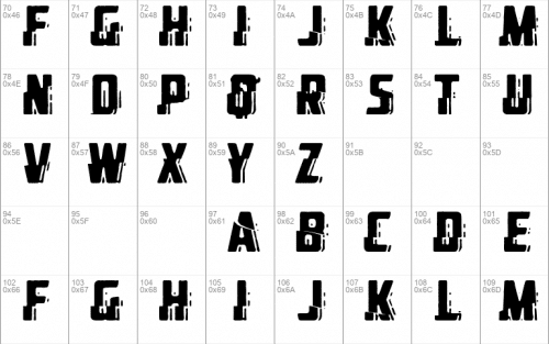 Comandante Glitch Font 2