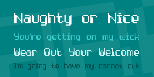 Computer Pixel-7 Font
