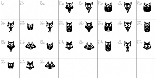 Creatures With Horns Font 1