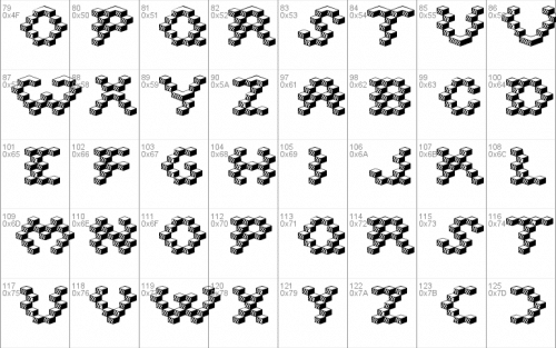 Cube Font2