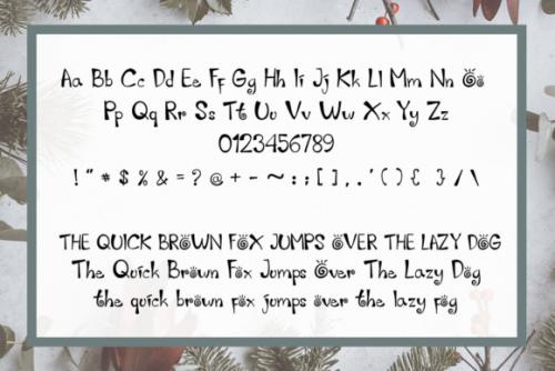 Curly Font 8