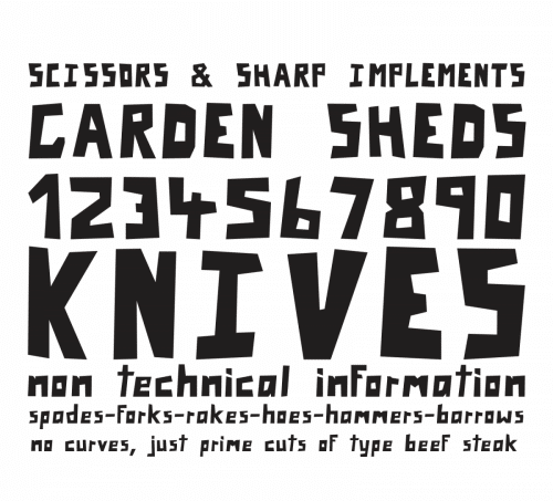 Cut It Out Font 1