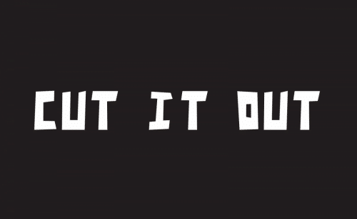 Cut It Out Font 2