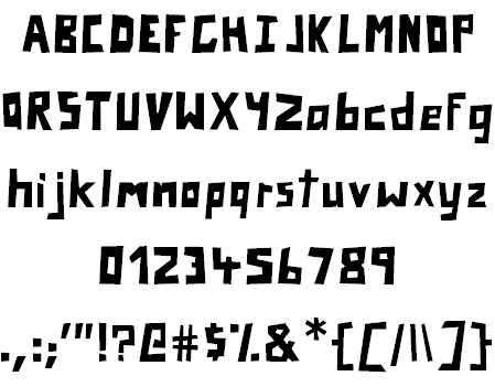 Cut It Out Font 3