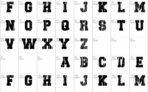 Dark College Font 2
