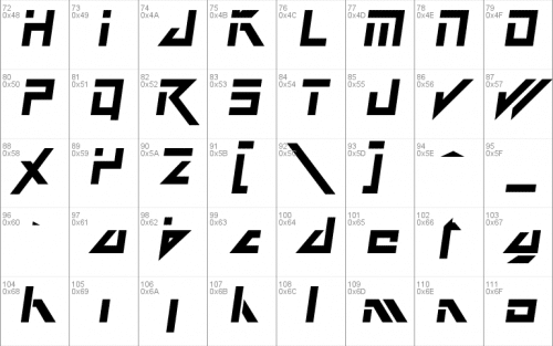 Dark Future Font 3