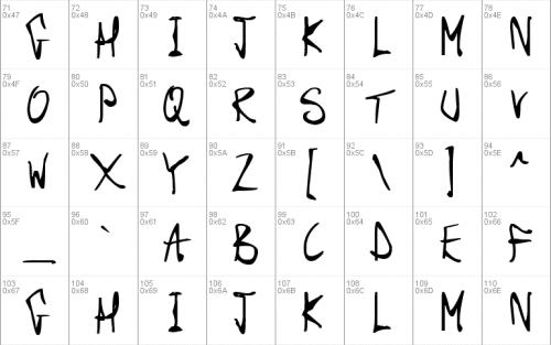 Dark Scroll Scripts Font 3
