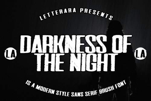 Darkness Of The Night Font