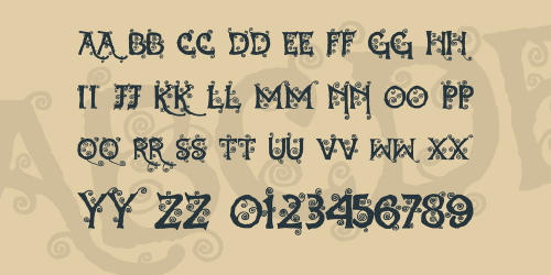 Dearest Dorothy Font 3