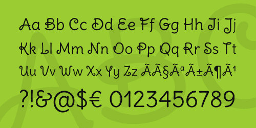 Delius Swash Caps Font 3
