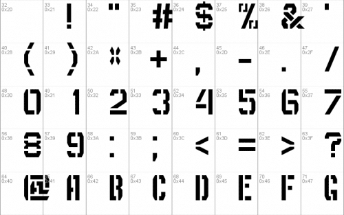 Depot Trapharet Font 2