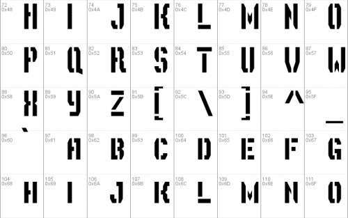 Depot Trapharet Font 3