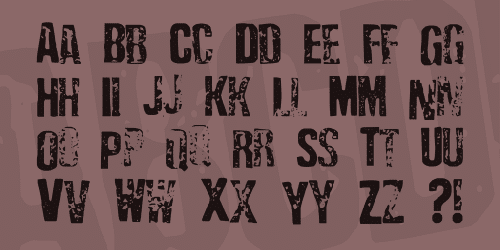 Depressionist Three Font 2