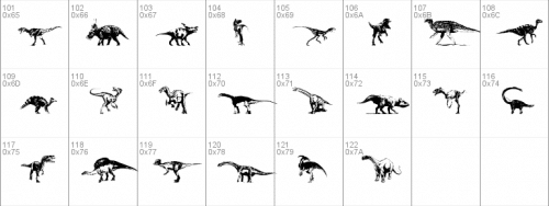 Dinosaurs Font 2