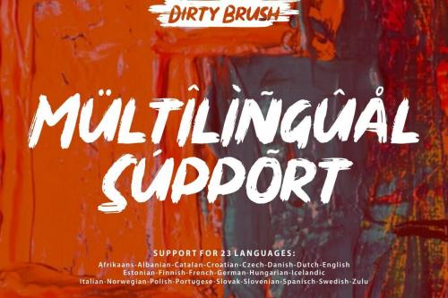 Dirty Brush Font 2