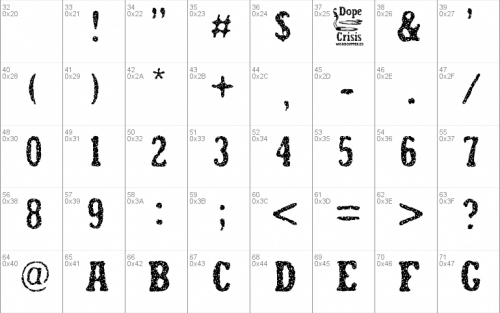 Dope Crisis Font 1
