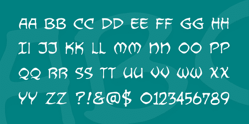 Dragonbones Bb Font 3