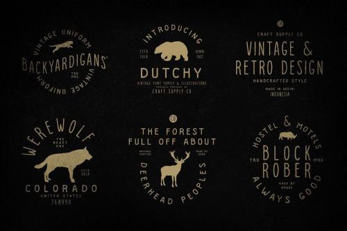Dutchy Vintage Font Family 1