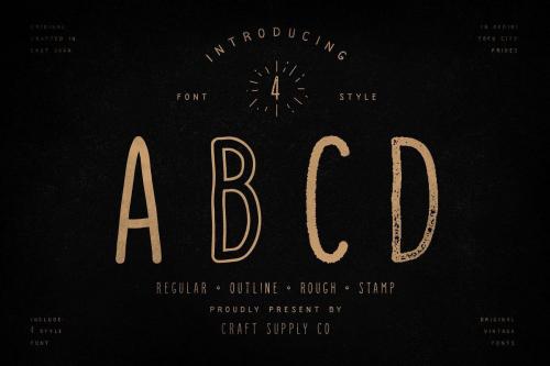 Dutchy Vintage Font Family 3