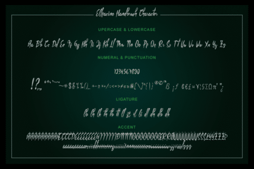 Ellpacino Handbrush Font 5