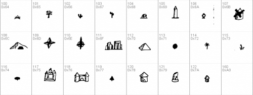 Fantasymapbats Font 2