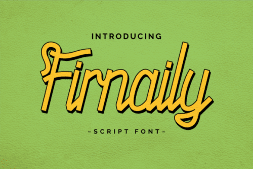 Firnaily Script Font 1