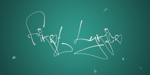 First Lyrics Font 1