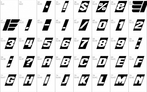 Flight 21 Font 1