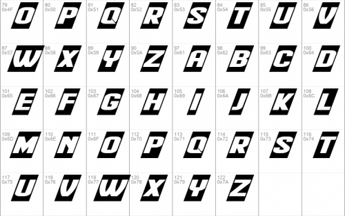 Flight 21 Font 2