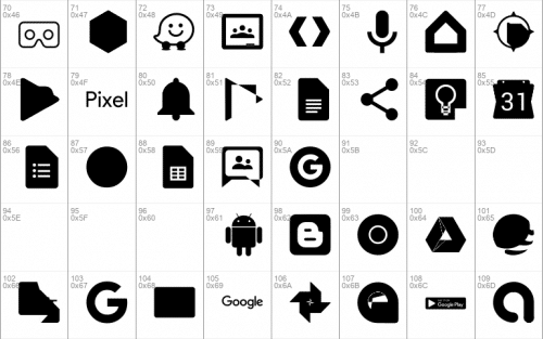 Font Google Color Font 2