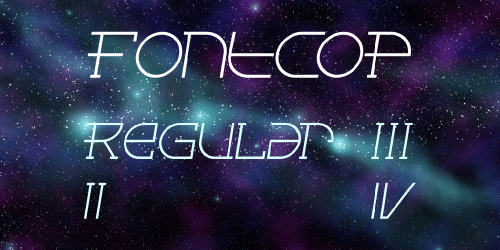 Fontcop Font