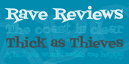 Fontdinerdotcom Jazz font 1