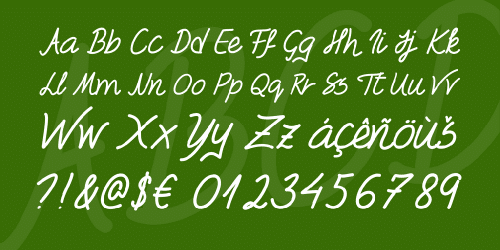 Foxes In Love Font 3