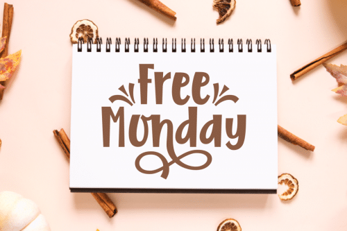 Free Monday Font 1
