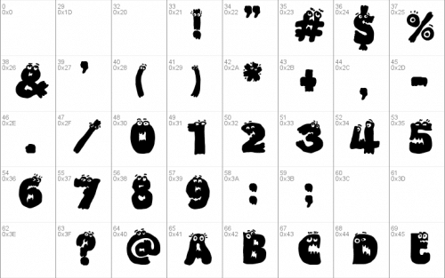 Funny Death Font 2