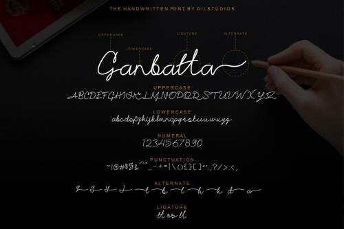 Ganbatta Font 4