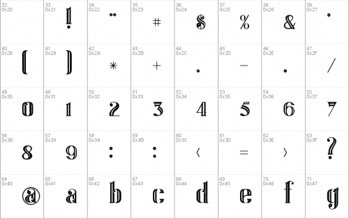 Gatsby Inline Font 7