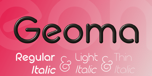 Geoma Font 1