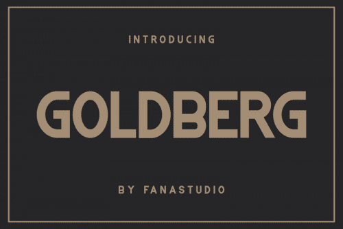 Goldberg Font 1