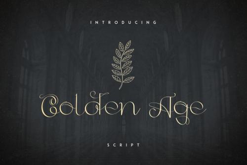 Golden Age Script Font
