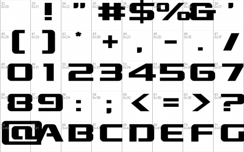 Grand National Font 1