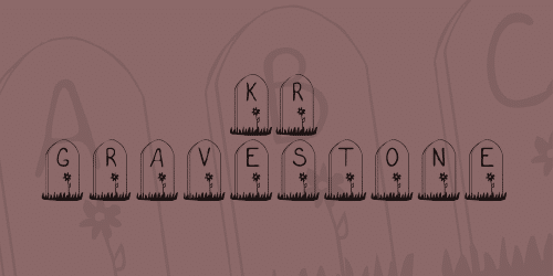 Gravestone Font