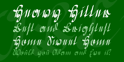 Greifswaler Deutsche Schrift Font 1