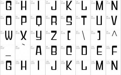 Gyparody Font 3