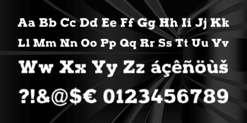 Halftone Poster Font 3