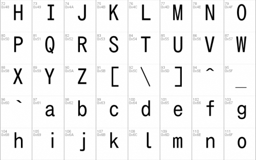 Hangyaku Font 2